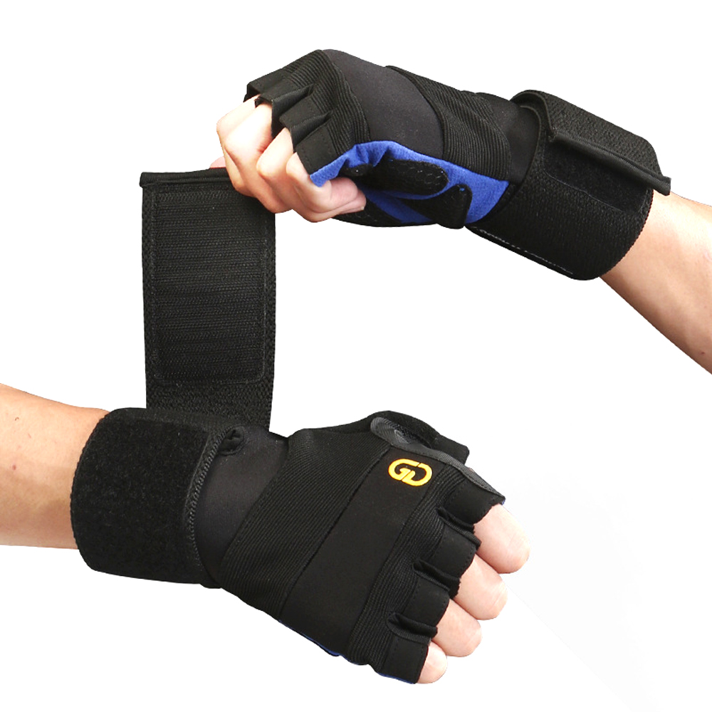 Crossfit Gym Gear - زوج واحد من قفازات التمرين مع