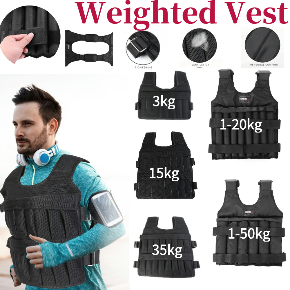 سترة تدريب قابلة للتعديل بوزن  - مراجعة Crossfit Weight Vest وسعره