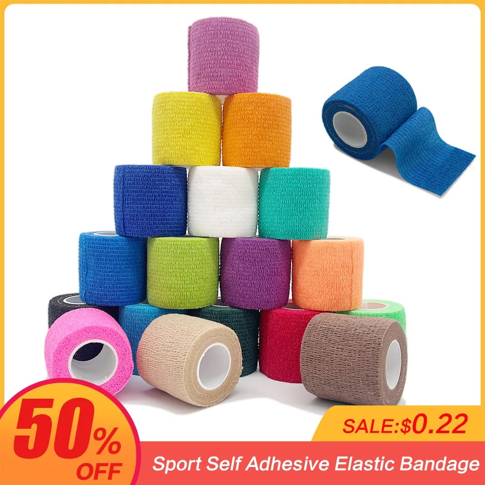 18 لون ملون رياضي التفاف الشري - مراجعة Finger Tape Athletic وسعره